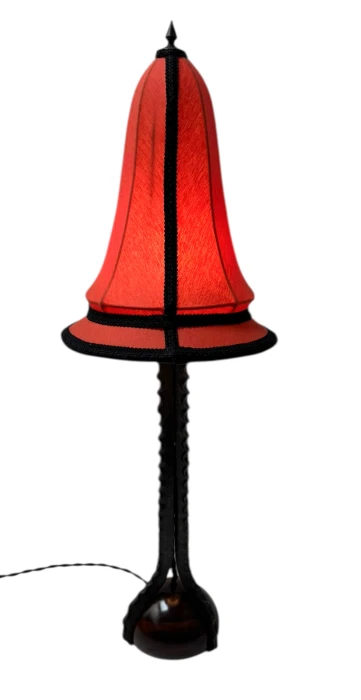 Art Deco Amsterdamse School Table Lamp by Piet Kramer, 1920s